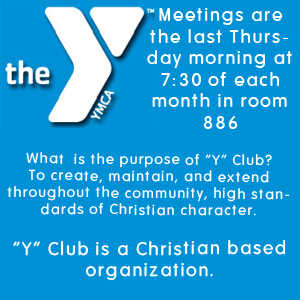 Meetings are the last Thursday morning at 7:30 of each month in room 886. 