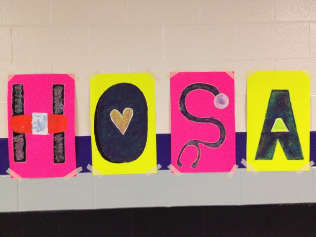 For more information on HOSA, see Mrs. Smith in the 400 hallway.