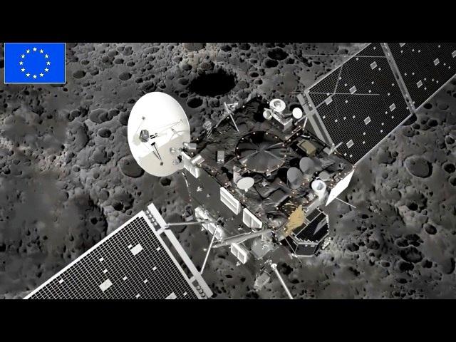 The Philae Lander drifts smoothly into its rendezvous with comet 67P, marking the climax of the Rosetta mission.  The Lander, launched March 2, 2004, took over ten years to reach its landing point, circling the sun numerous times before finally riding up alongside the comet.  “With Rosetta we are opening a door to the origin of planet Earth and fostering a better understanding of our future,” Jean-Jacques Dordain, the Director General of ESA said.  