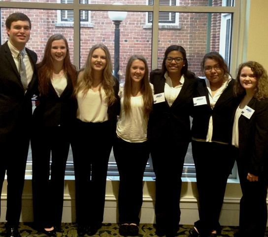 HOSA members competed in more than thirty events against students from all over the state. Junior Sarah Horne won out against more than 40 other students in her event.  