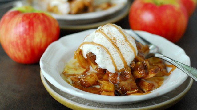 Bloomin Baked Apples are a fall favorite of many.
Image found on Tiphero.com 
