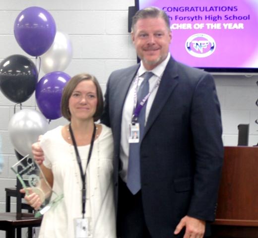 Congratulations to NFHS Teacher of the Year Ms. Swafford!