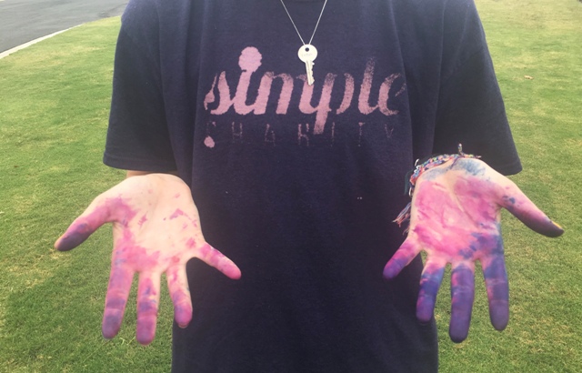 Simple Charity raised over $500 for charity by hosting a tie-dying picnic. Photo by Madison Rush
