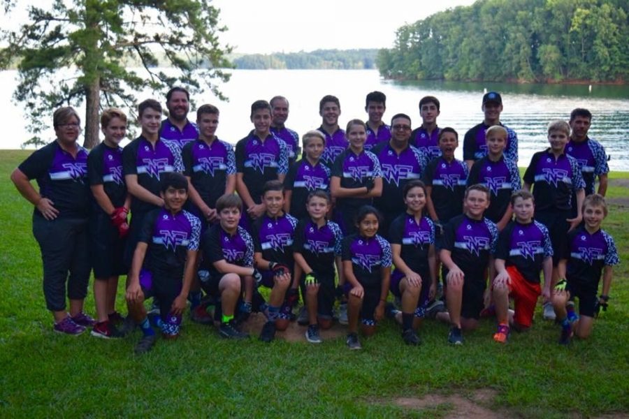 This year, NFHS welcomes its very own mountain bike team to its growing collection of clubs and extracurricular activities.  North is the first school in Forsyth County to have its own team, separate from the Forsyth Composite.  (Photo used with permission from Dr. Joan Graham.)
