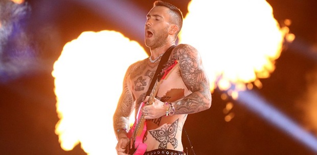  Maroon 5 and rapper Travis Scott performed in the 2019 Super Bowl halftime show. The show followed previous years of performances that left people talking for weeks, which caused high expectations and big shoes to fill for the show this year. ( Photo Credit: loudwire.com.)