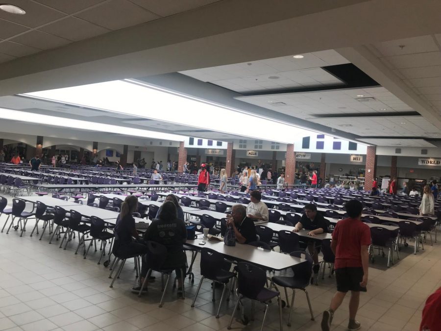 Lunch here at North Forsyth High School should be extended. It is too short and there is hardly any time to eat and work on homework.