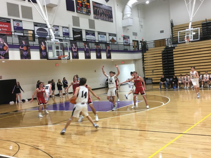  North Forsyth High School’s JV team works together to pull their way to victory.
