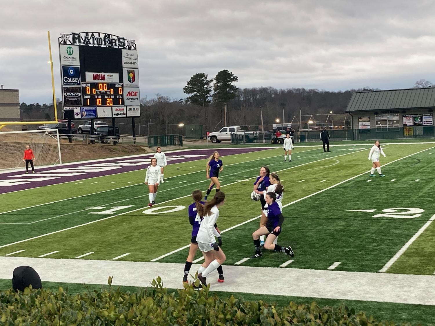 North+Forsyth+Girls+JV+Soccer+Ties+0-0+with+Lumpkin+County