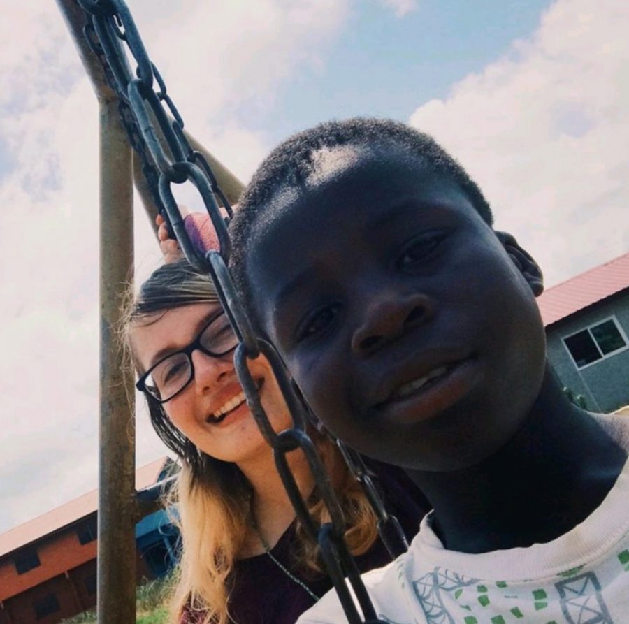 Junior Carena Ravenal during her most recent trip to Ghana in 2020. Photo by: Carena Ravenal (Instagram).