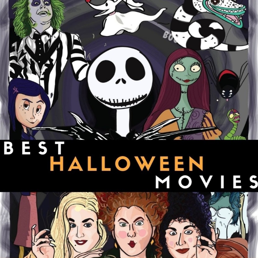 10 of the best Halloween movies to watch in October (a.k.a. the Spooky Season). Photo created by: Emmelyn Harrison.