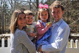 Lindsay Clancy with her husband Patrick and 2 kids who have passed 
