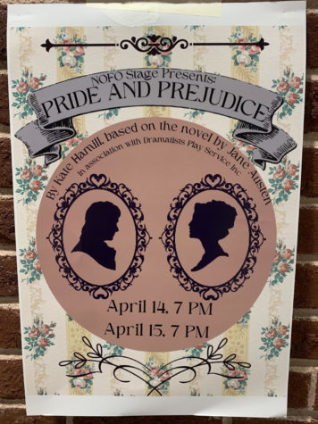 Flyer about Pride and Prejudice play