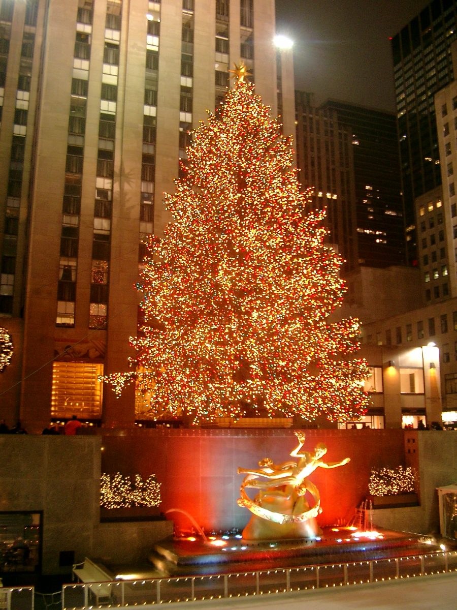 New York’s famous Rockefeller Christmas Tree