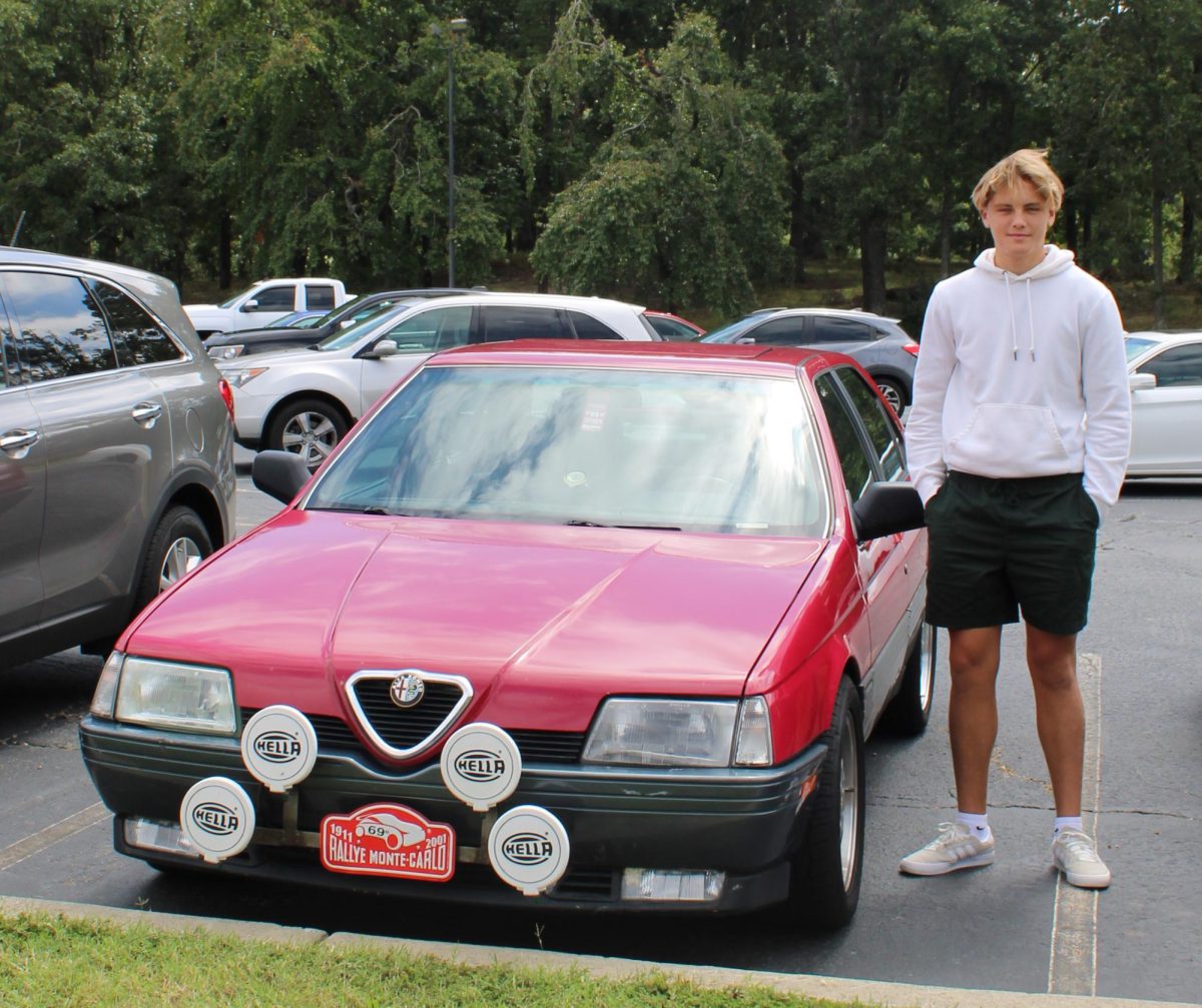 Nick Hammond with his Italian beauty.