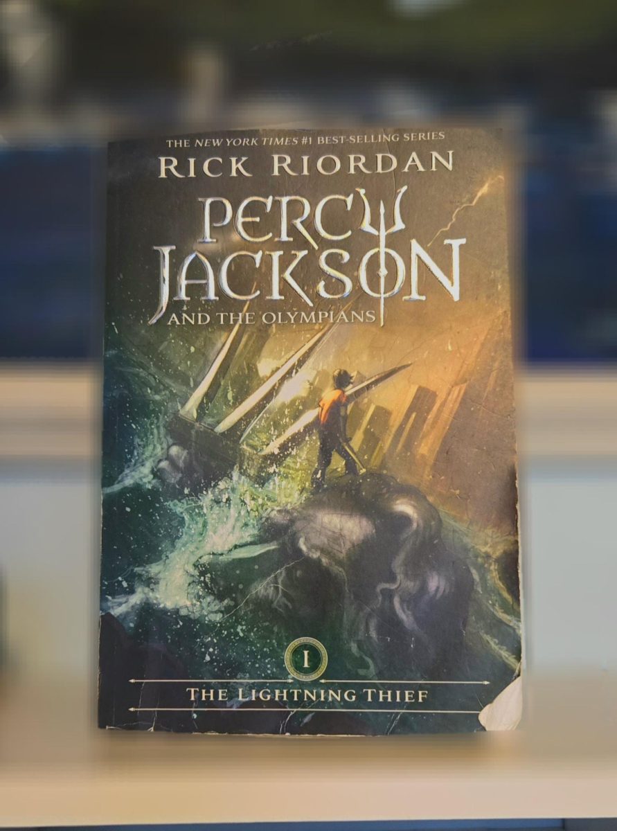 Rick Riordan’s book “The Lightning Thief”, the first book in the PJO series.