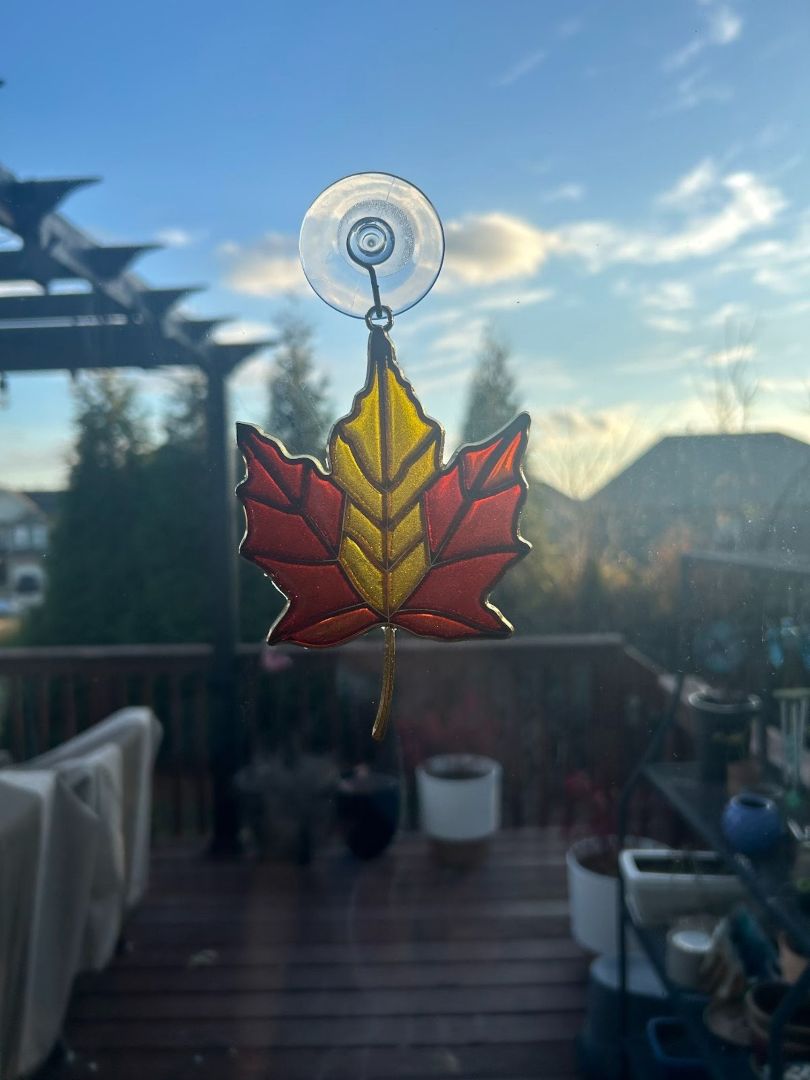 Leaf Window Decoration 