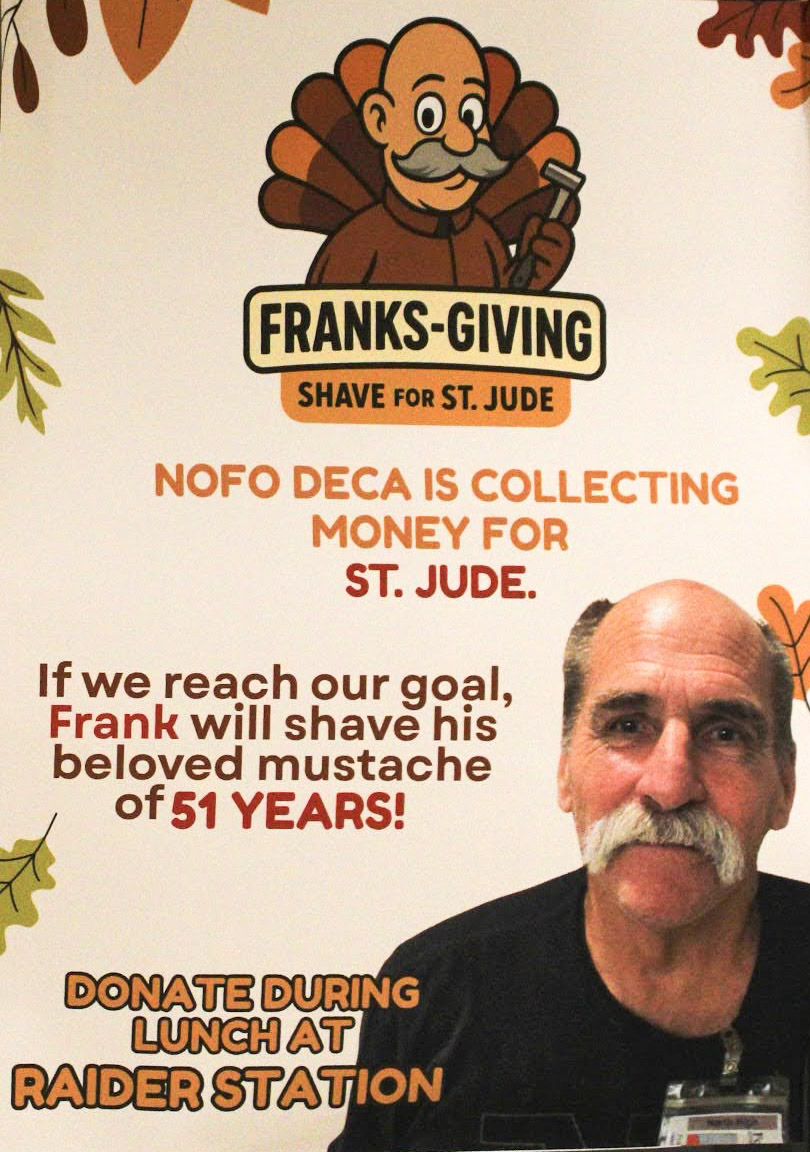 Franks-giving looking over the Raider Cafe.