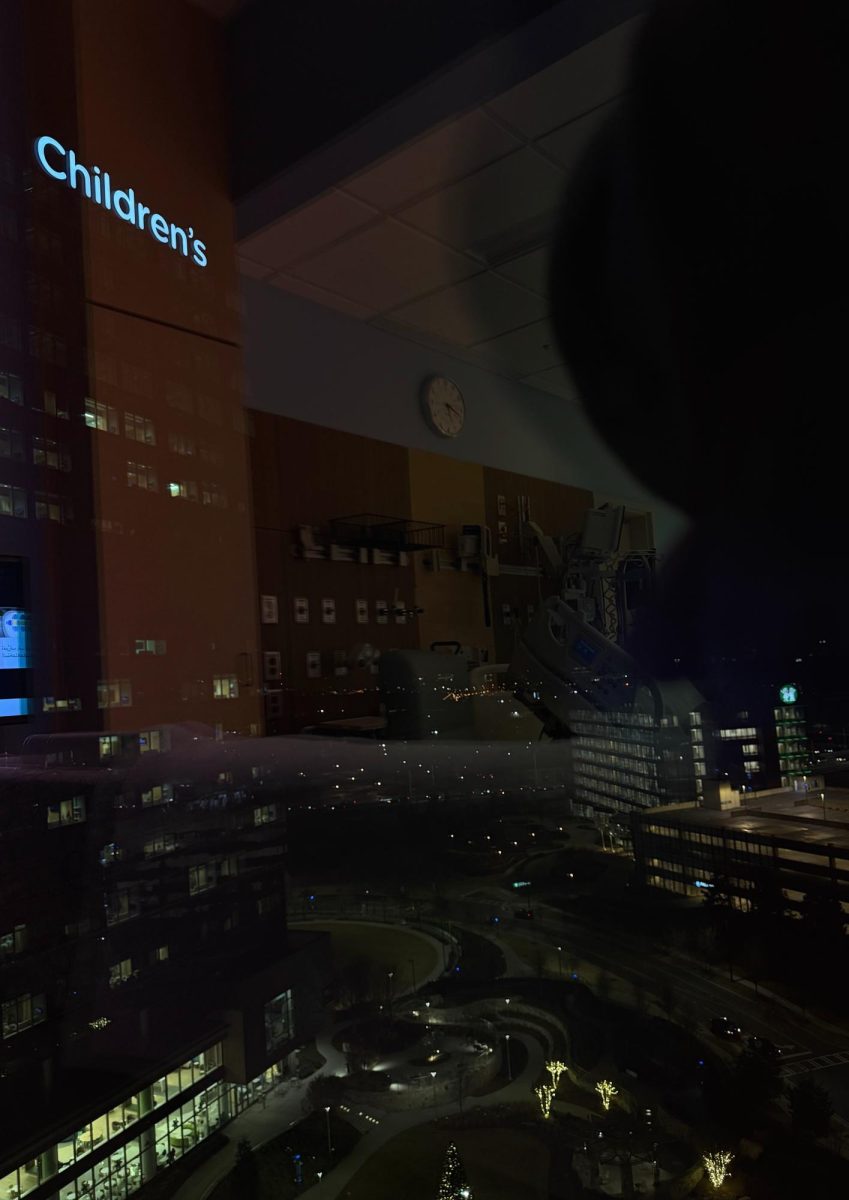 A window view from the Children’s Hospital of Atlanta