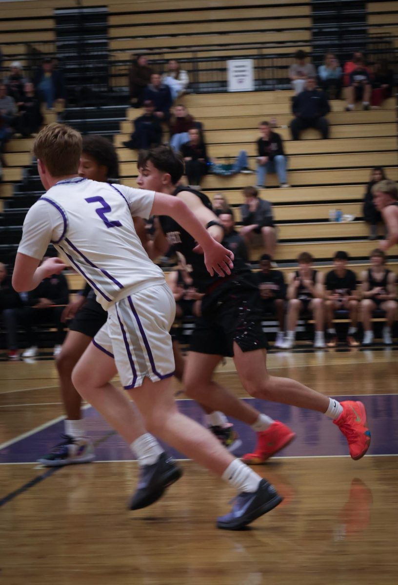 Rushing down the court