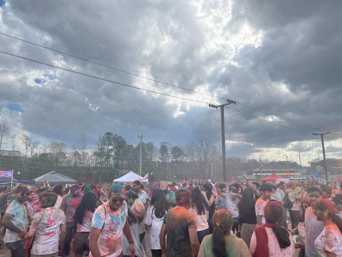The atmosphere was filled with colors and music at Cumming Fairground.