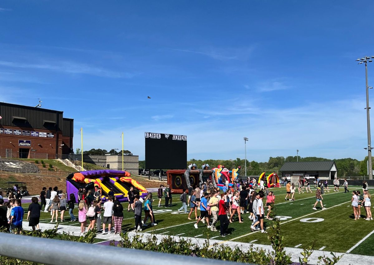  Students enjoying the spring fun.